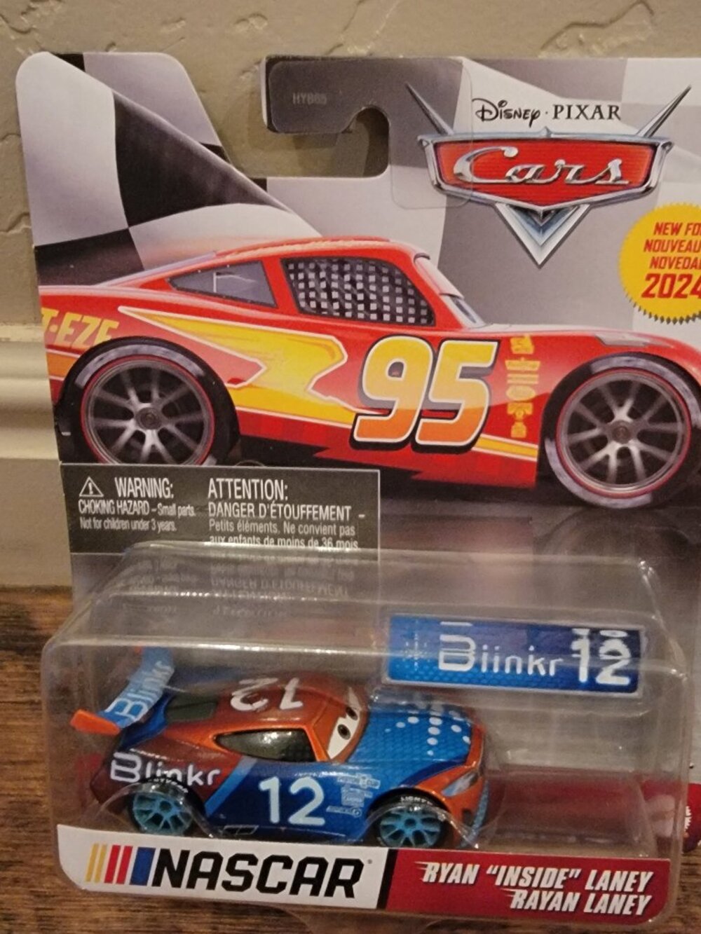 Disney Pixar Cars NASCAR Ryan Inside Rayan Laney #12